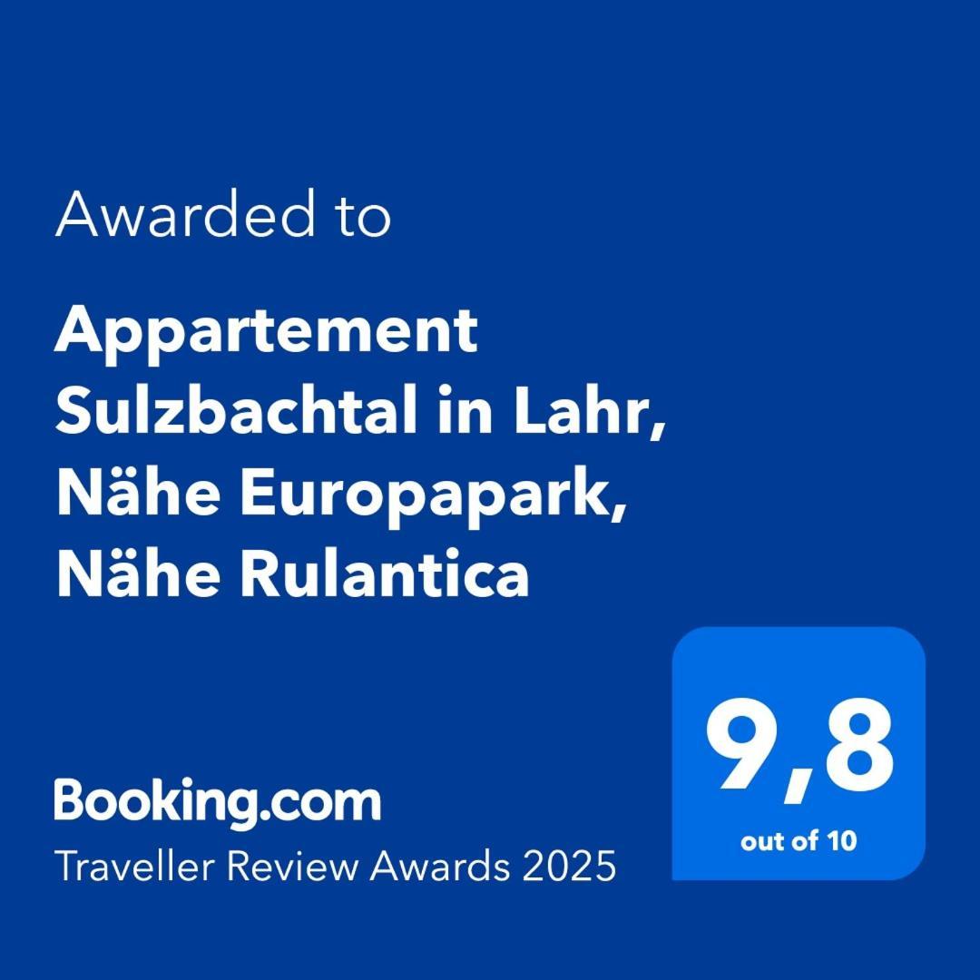 Appartement Sulzbachtal In Lahr, Naehe Europapark, Naehe Rulantica Lahr  Bagian luar foto